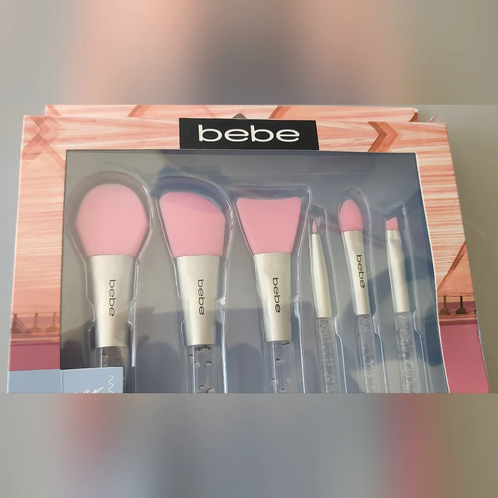 Bebe Pink Skincare Tool Set silicon set